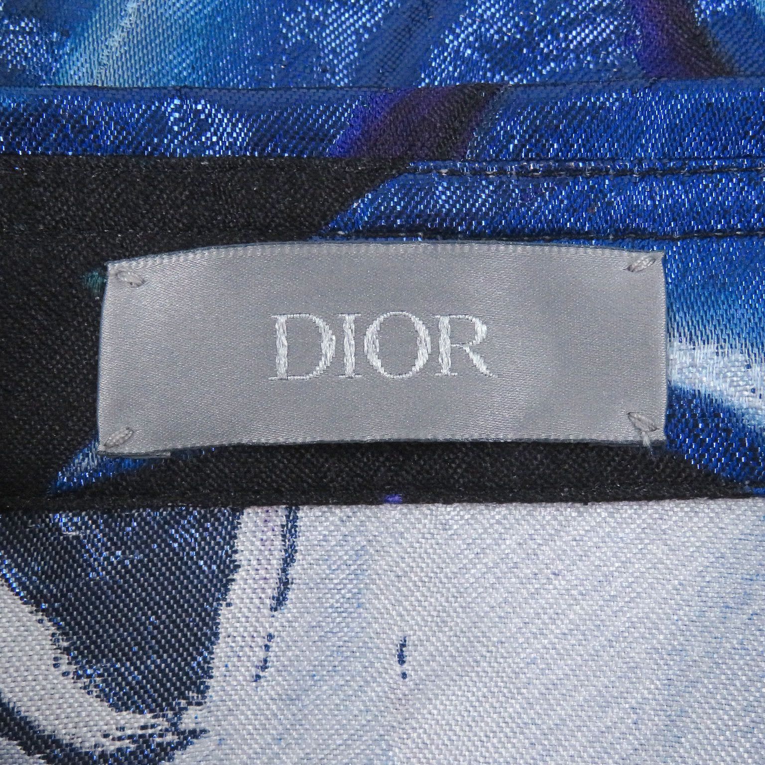 Dior Dior Dior Long Sleeve Silk Shirt Textile Dress Shirt DUTY FREE for USA Size ONE SIZE - 5 Thumbnail