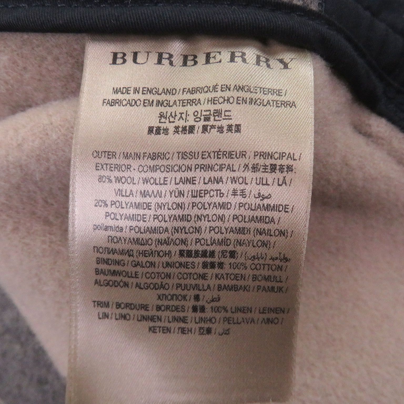 Burberry Burberry Burberry Wool Blend Coat Textile Outerwear DUTY FREE for USA Size ONE SIZE - 8 Thumbnail