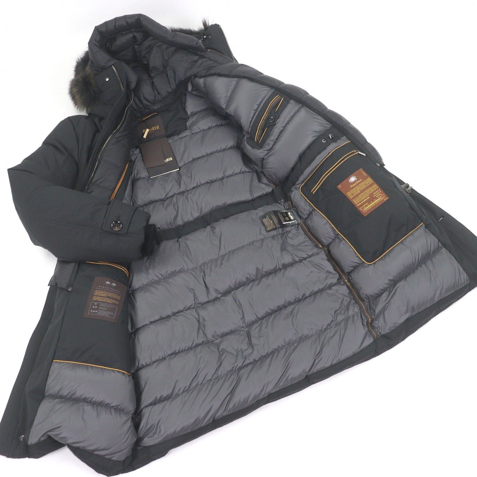 MooRER Moorer Moorer Helsinky Down 2way Coat Plastic / Synthetic Outerwear DUTY FREE for USA Size ONE SIZE - 3 Thumbnail