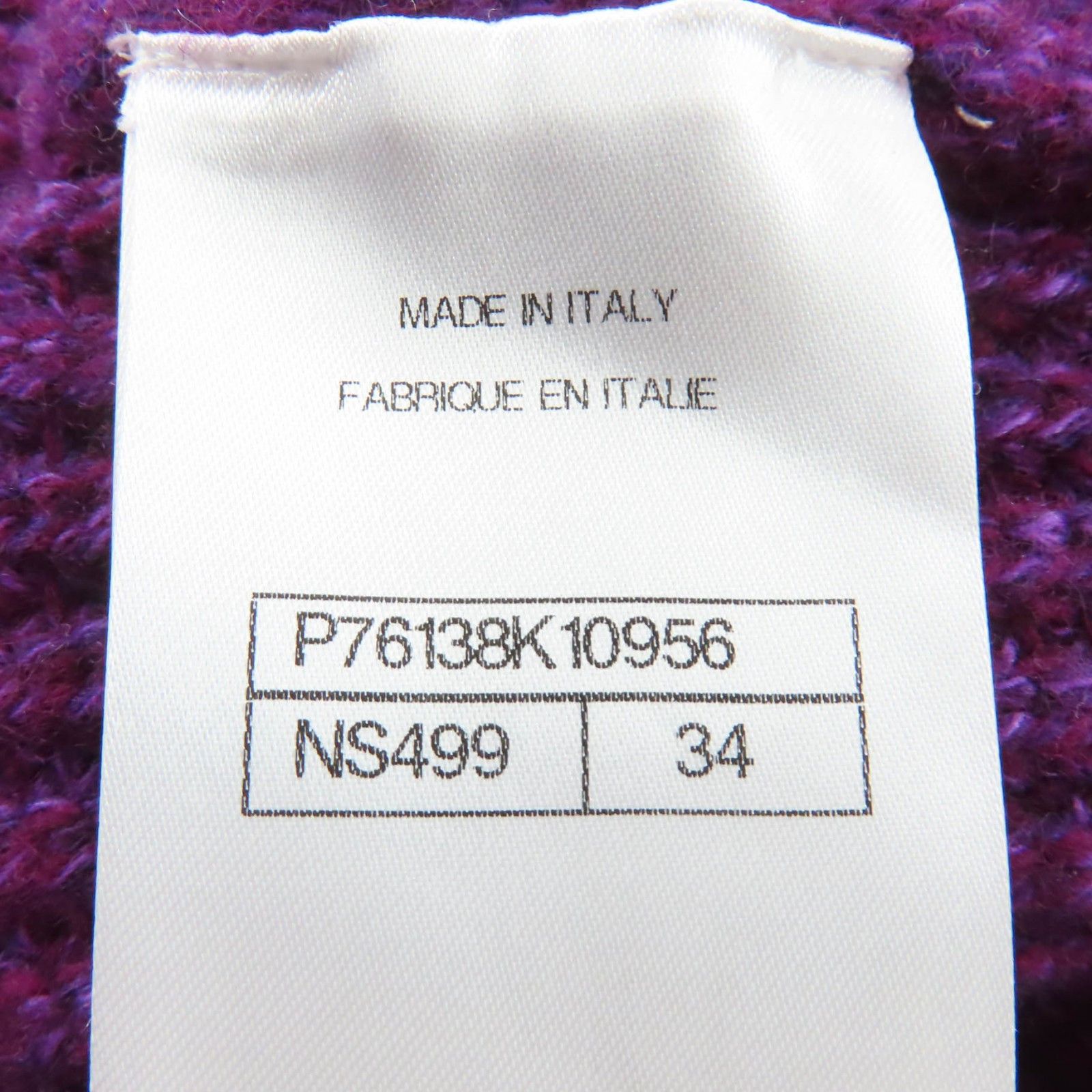 Chanel Chanel Chanel Cashmere Knit Cardigan Textile Tops P76138 DUTY FREE for USA Size ONE SIZE - 7 Thumbnail