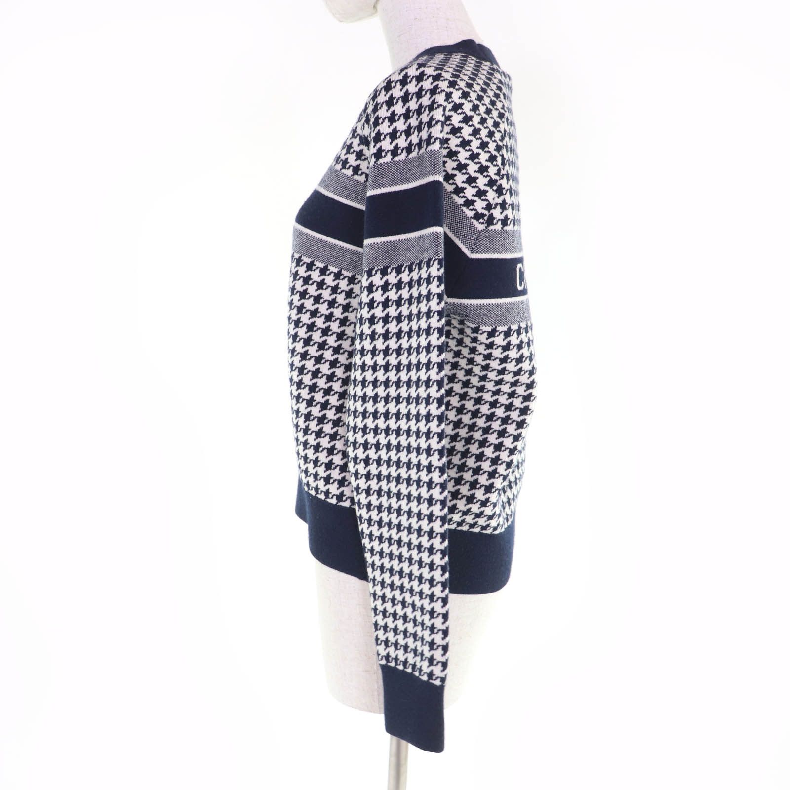 Dior Dior Christian Dior Houndstooth Cashmere Knit Top Textile Tops DUTY FREE for USA Size ONE SIZE - 2 Thumbnail