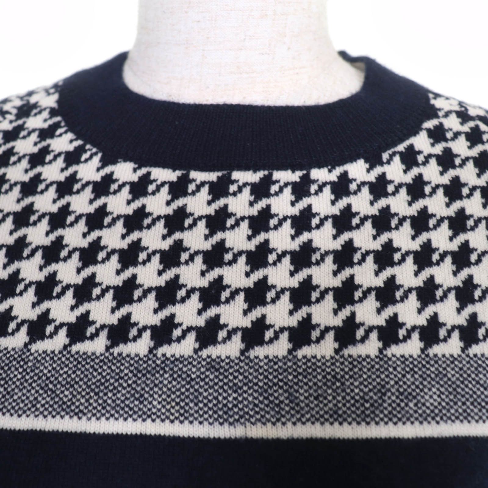 Dior Dior Christian Dior Houndstooth Cashmere Knit Top Textile Tops DUTY FREE for USA Size ONE SIZE - 4 Thumbnail