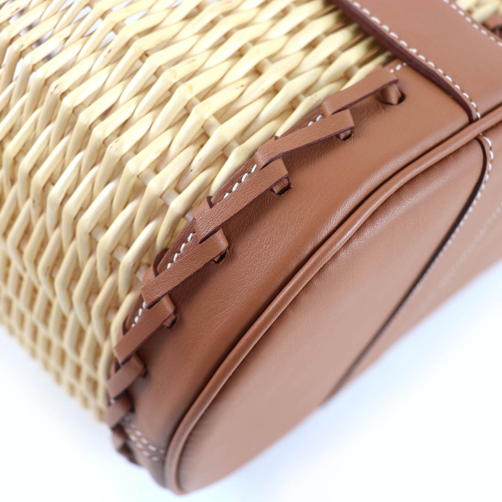 Hermes Hermes Hermes Garden Party PM Swift Basket Handbag Plant-based Handbag Stamp B (2023) DUTY FREE for USA Size ONE SIZE - 7 Thumbnail