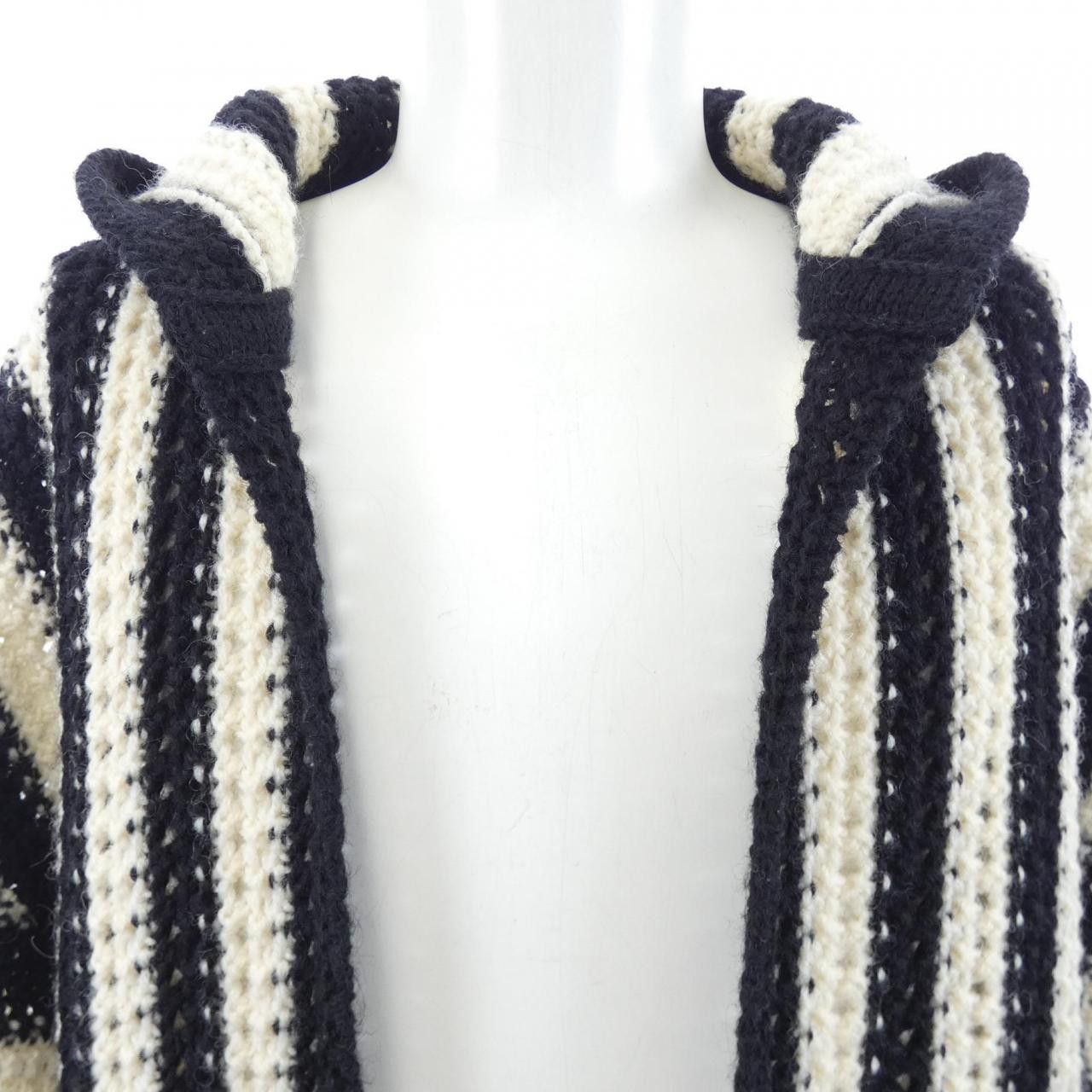 Yves Saint Laurent Yves Saint Laurent Saint Laurent Cotton Cardigan Textile Tops 607652YAJS2 DUTY FREE for USA Size ONE SIZE - 5 Thumbnail