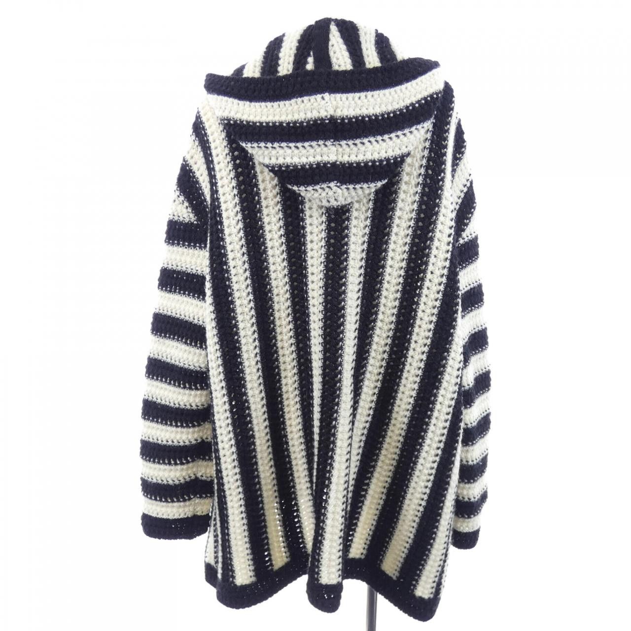 Yves Saint Laurent Yves Saint Laurent Saint Laurent Cotton Cardigan Textile Tops 607652YAJS2 DUTY FREE for USA Size ONE SIZE - 2 Thumbnail
