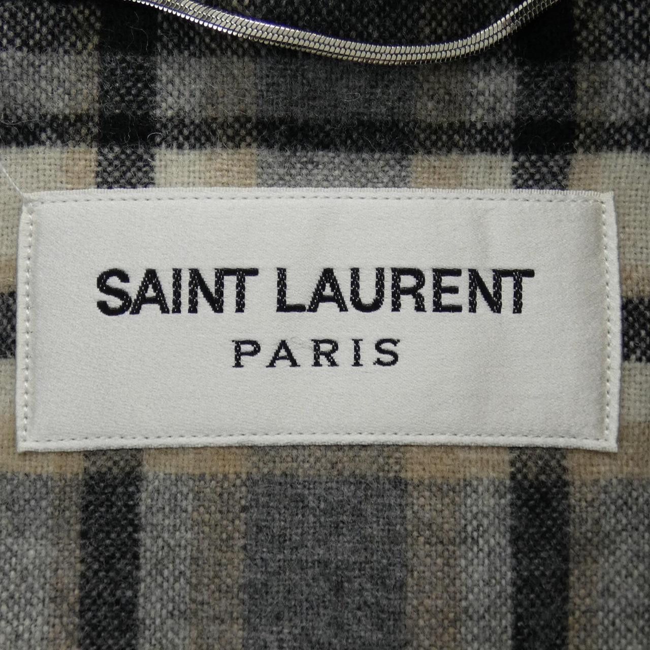 Yves Saint Laurent Yves Saint Laurent Saint Laurent Cotton Blouson Textile Outerwear 713327Y2F85 DUTY FREE for USA Size ONE SIZE - 5 Thumbnail