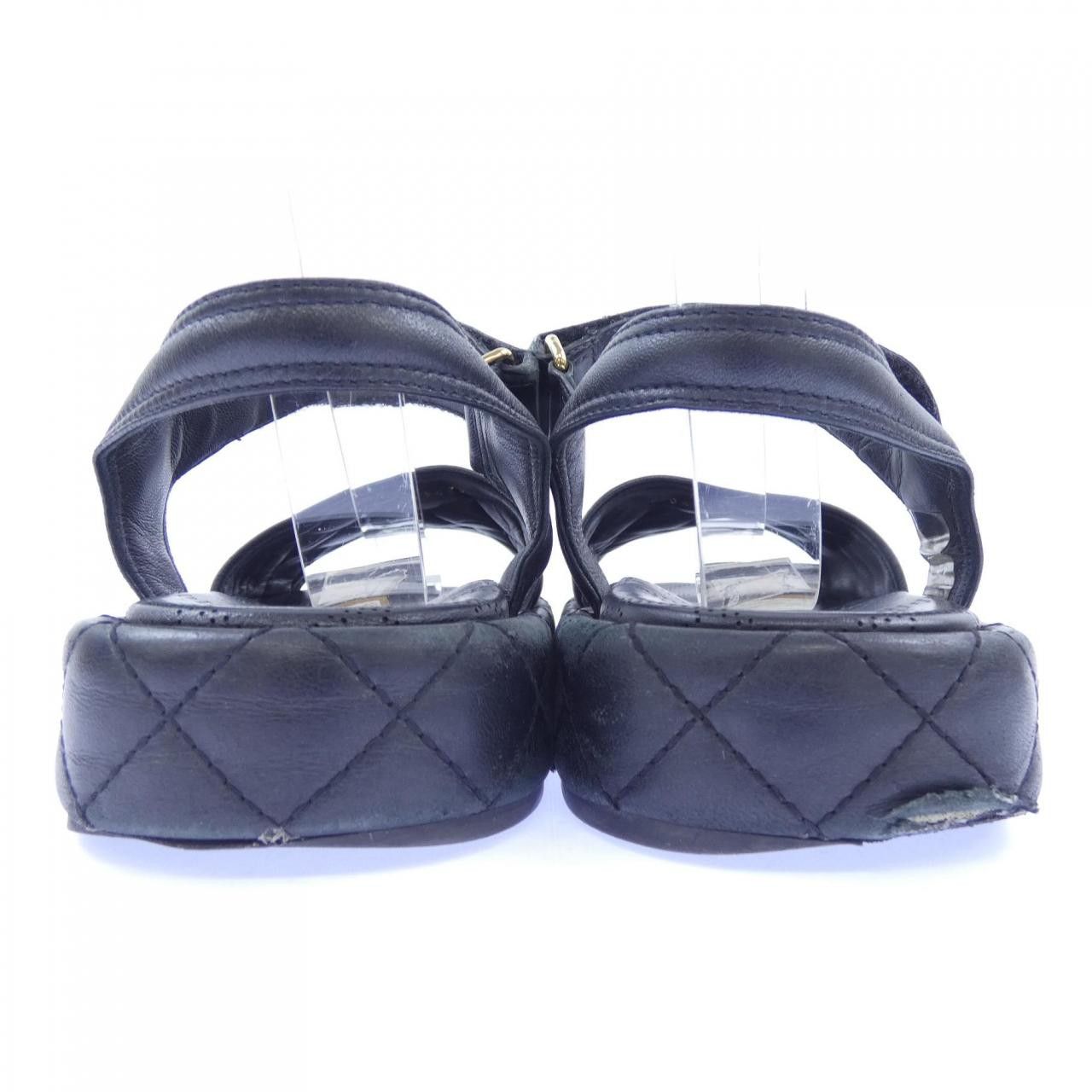 Chanel Chanel Chanel Iridescent Lambskin Sandals Leather Shoes G45430B15279 DUTY FREE for USA Size ONE SIZE - 5 Thumbnail