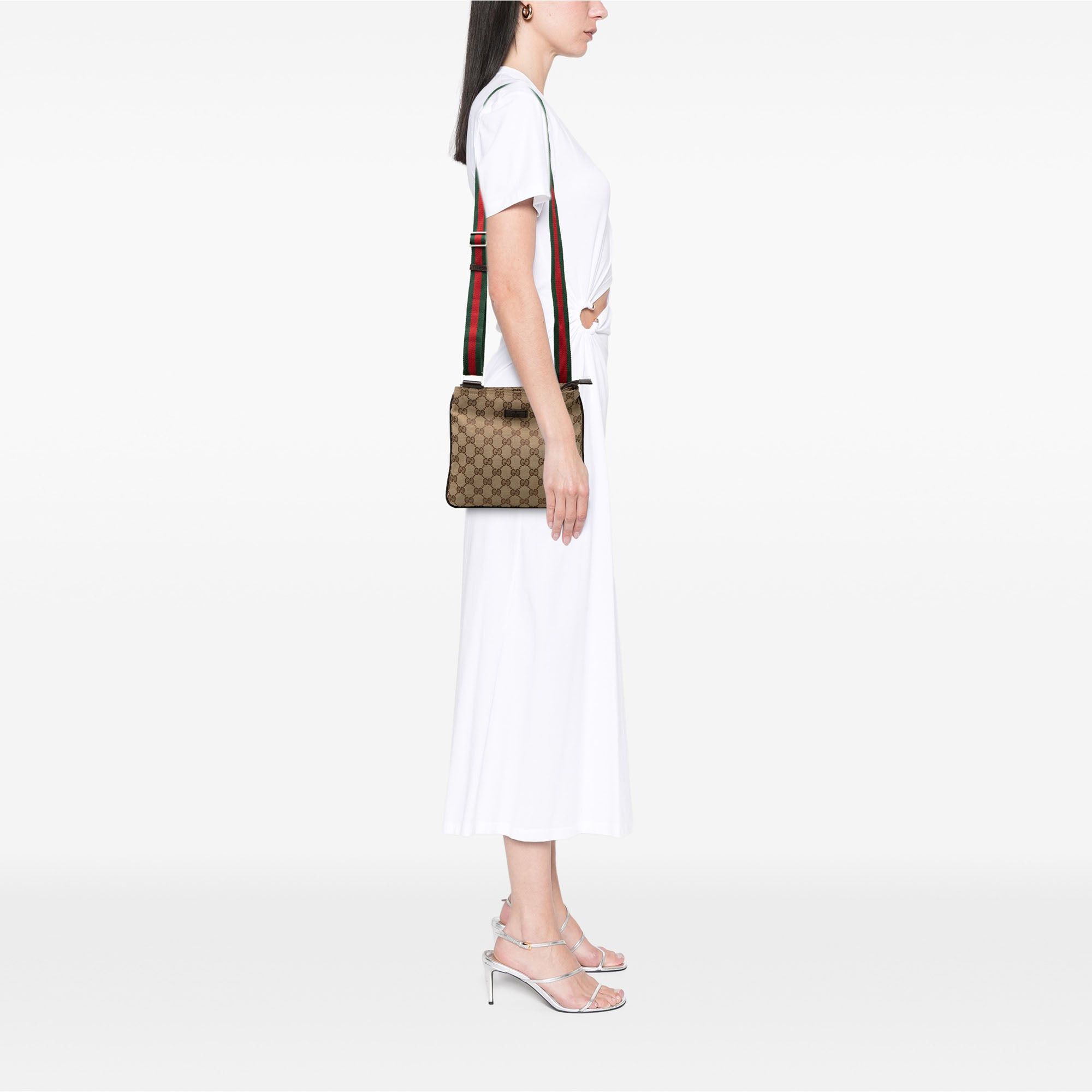 Gucci GG Canvas Web Crossbody Size ONE SIZE - 7 Thumbnail
