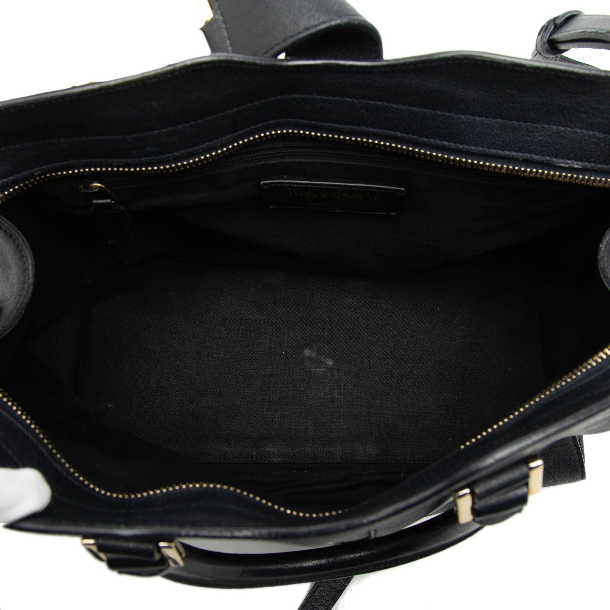 Saint Laurent Paris Small Sheepskin Cabas Chyc Satchel Size ONE SIZE - 4 Thumbnail