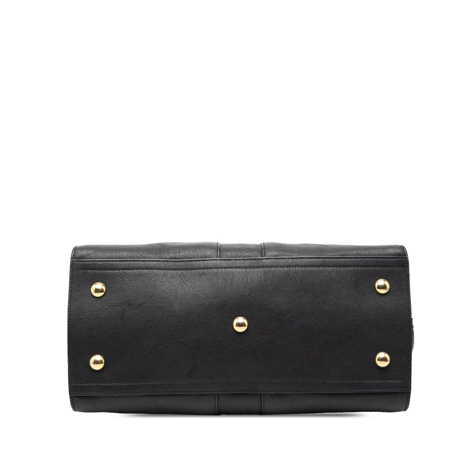 Saint Laurent Paris Small Sheepskin Cabas Chyc Satchel Size ONE SIZE - 3 Thumbnail
