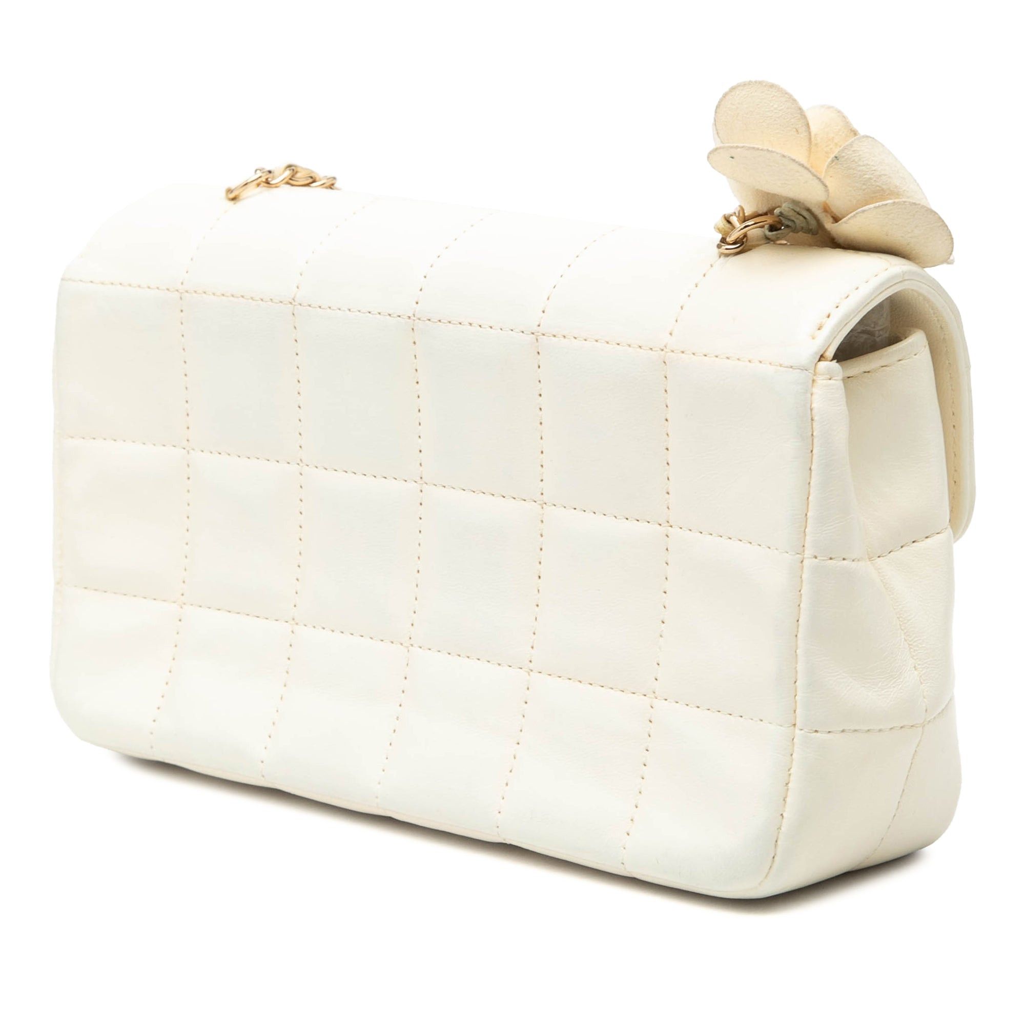 Chanel Mini Lambskin Chocolate Bar Camellia Flap Size ONE SIZE - 2 Thumbnail