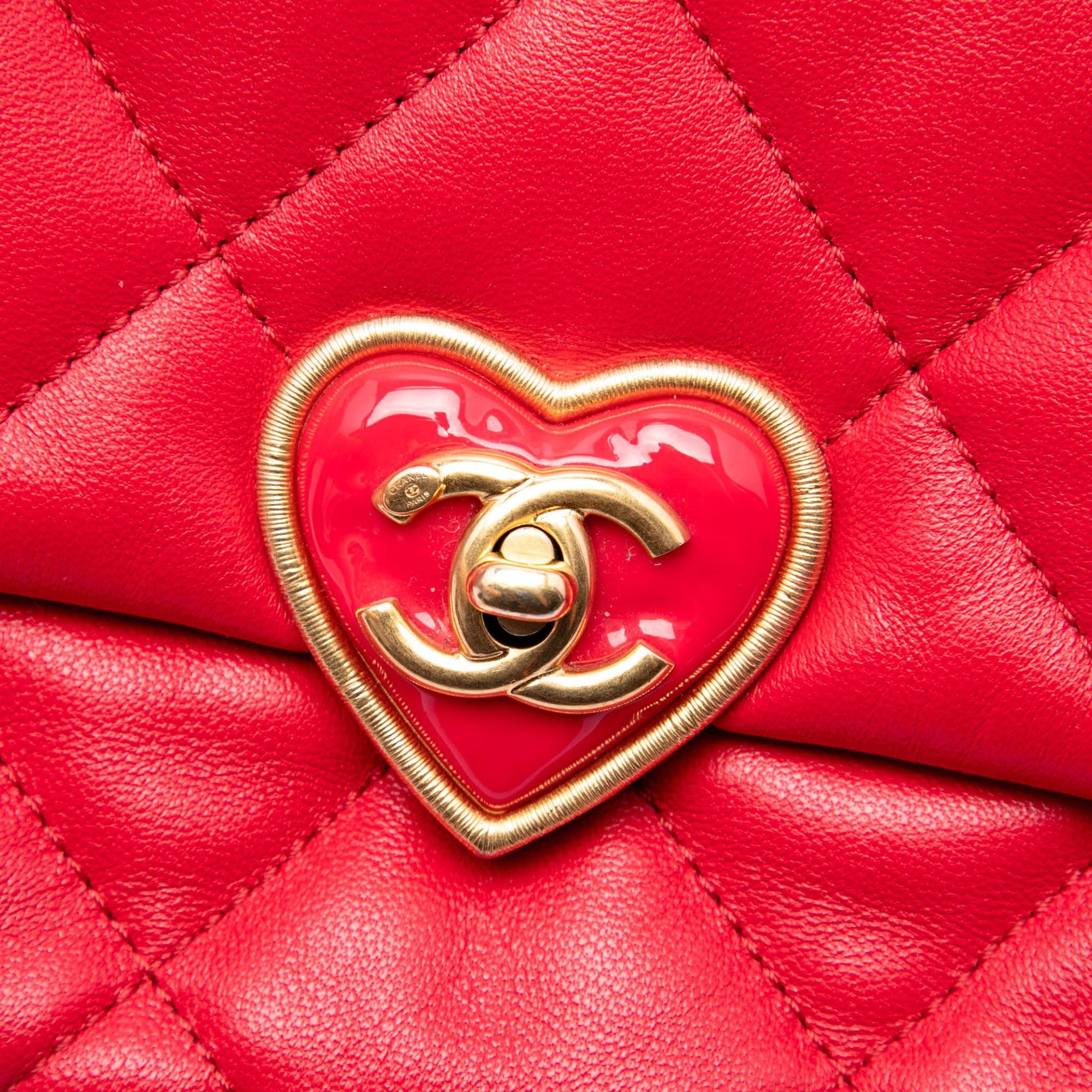 Chanel Small Quilted Lambskin Coco Love Flap Size ONE SIZE - 6 Thumbnail