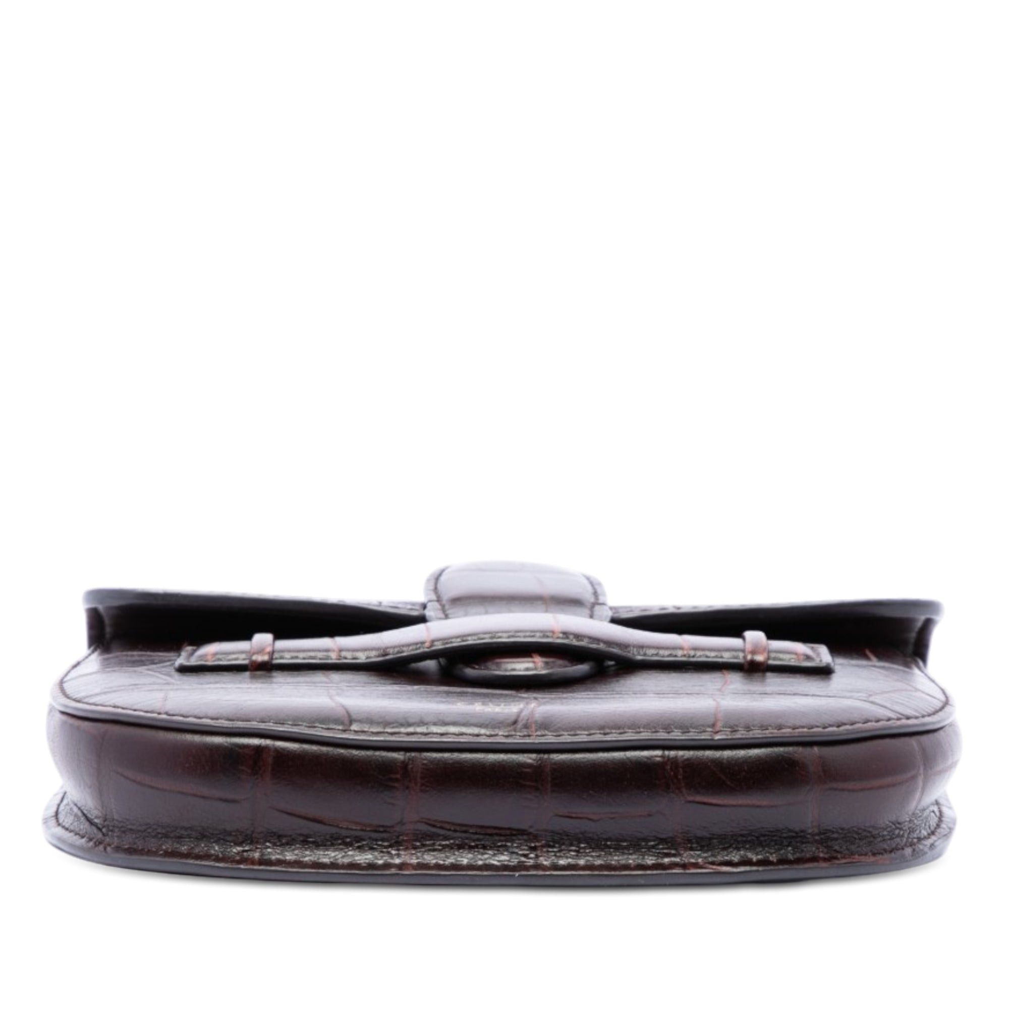 Celine Mini Embossed Calfskin Symmetrical Crossbody Size ONE SIZE - 3 Thumbnail