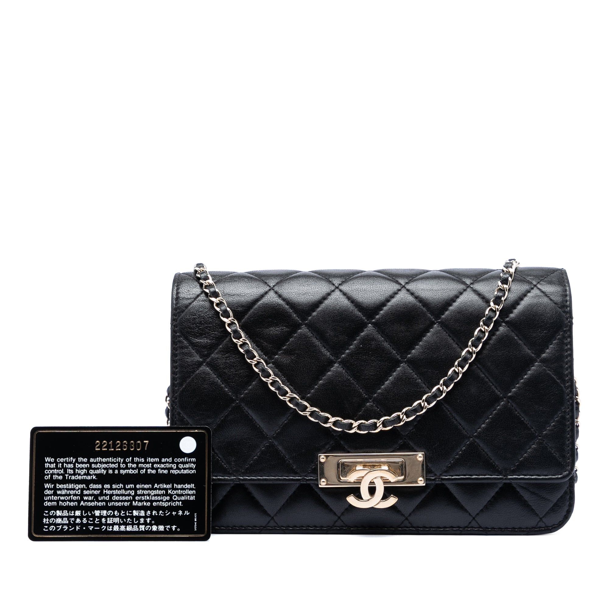 Chanel Quilted Lambskin Golden Class Wallet On Chain Size ONE SIZE - 8 Thumbnail