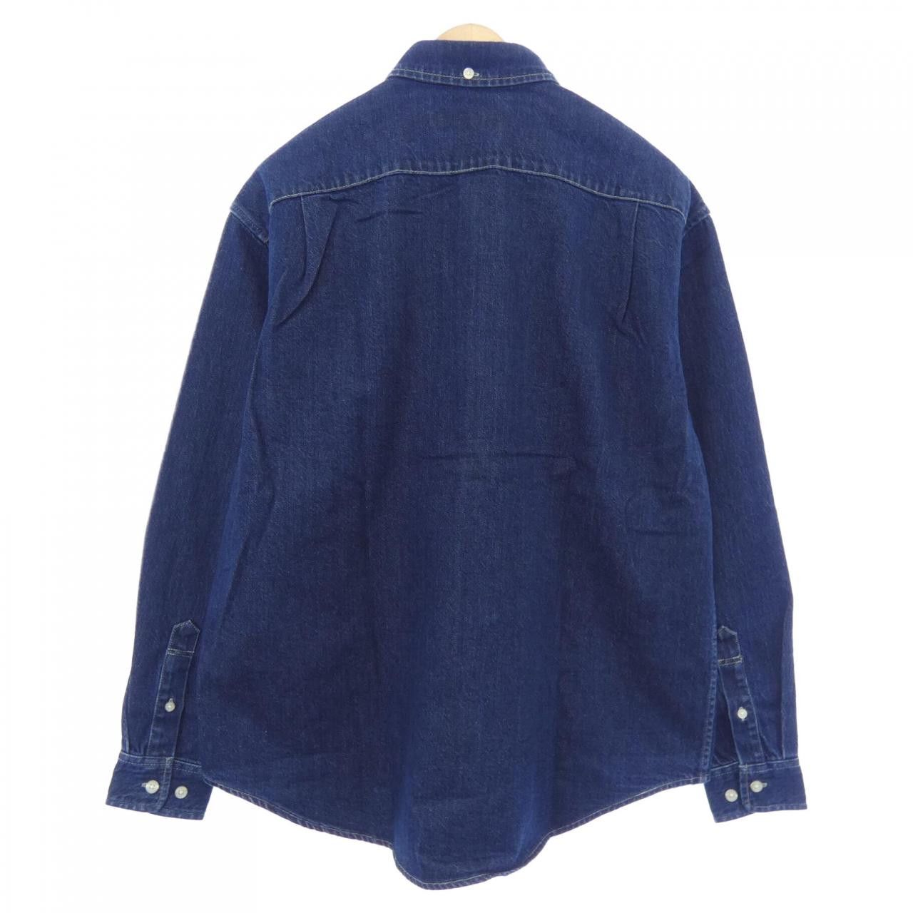 Supreme Supreme Supreme Small Box Cotton Shirt Textile Dress Shirt SmallBox DUTY FREE for USA Size ONE SIZE - 2 Thumbnail