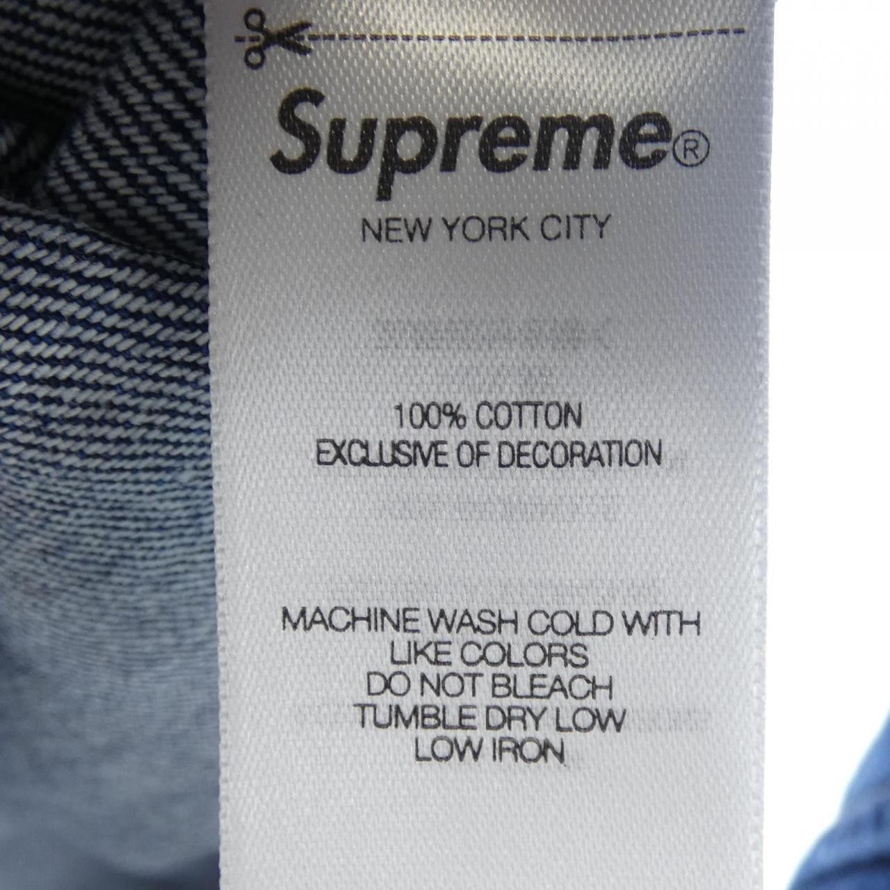 Supreme Supreme Supreme Small Box Cotton Shirt Textile Dress Shirt SmallBox DUTY FREE for USA Size ONE SIZE - 3 Thumbnail