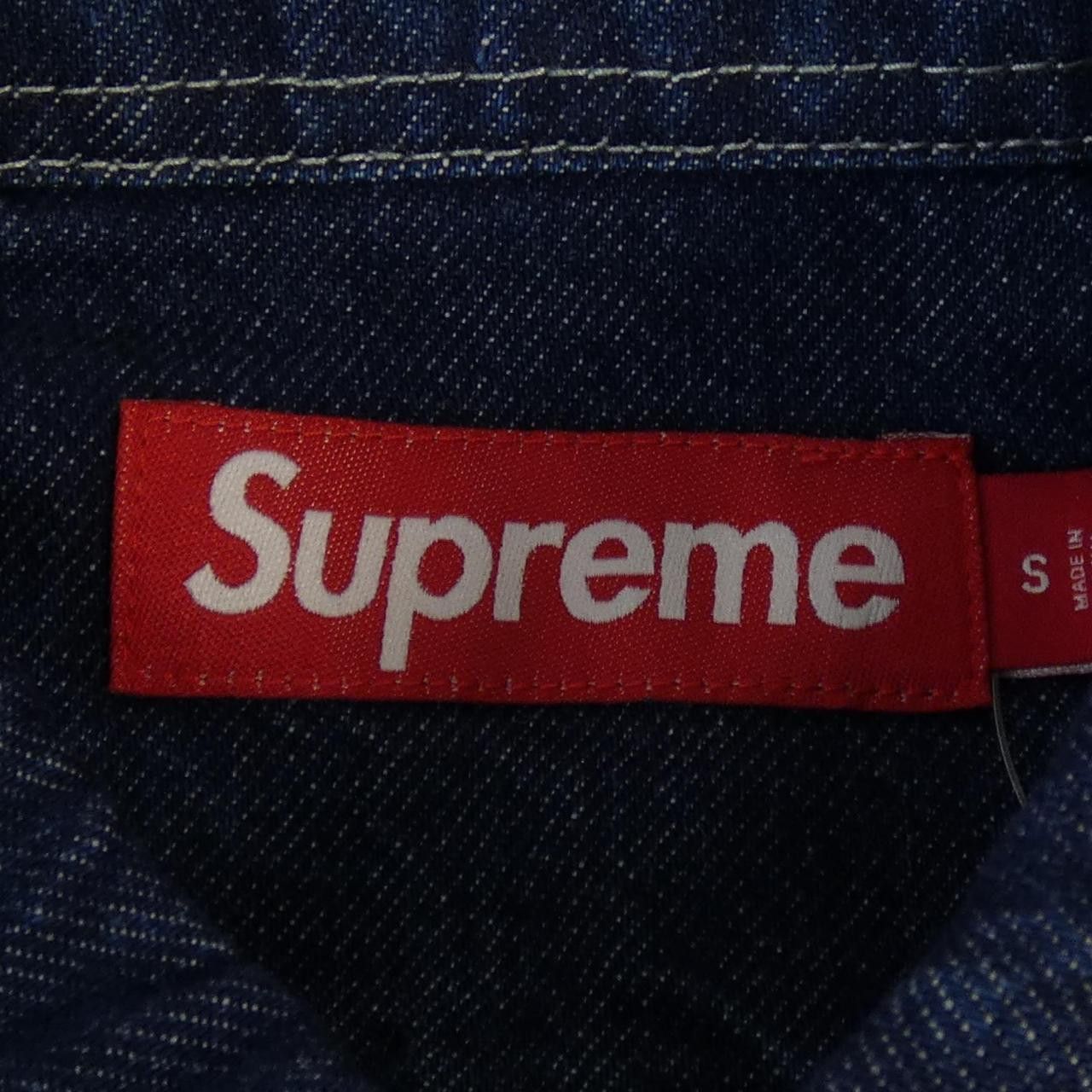 Supreme Supreme Supreme Small Box Cotton Shirt Textile Dress Shirt SmallBox DUTY FREE for USA Size ONE SIZE - 4 Thumbnail