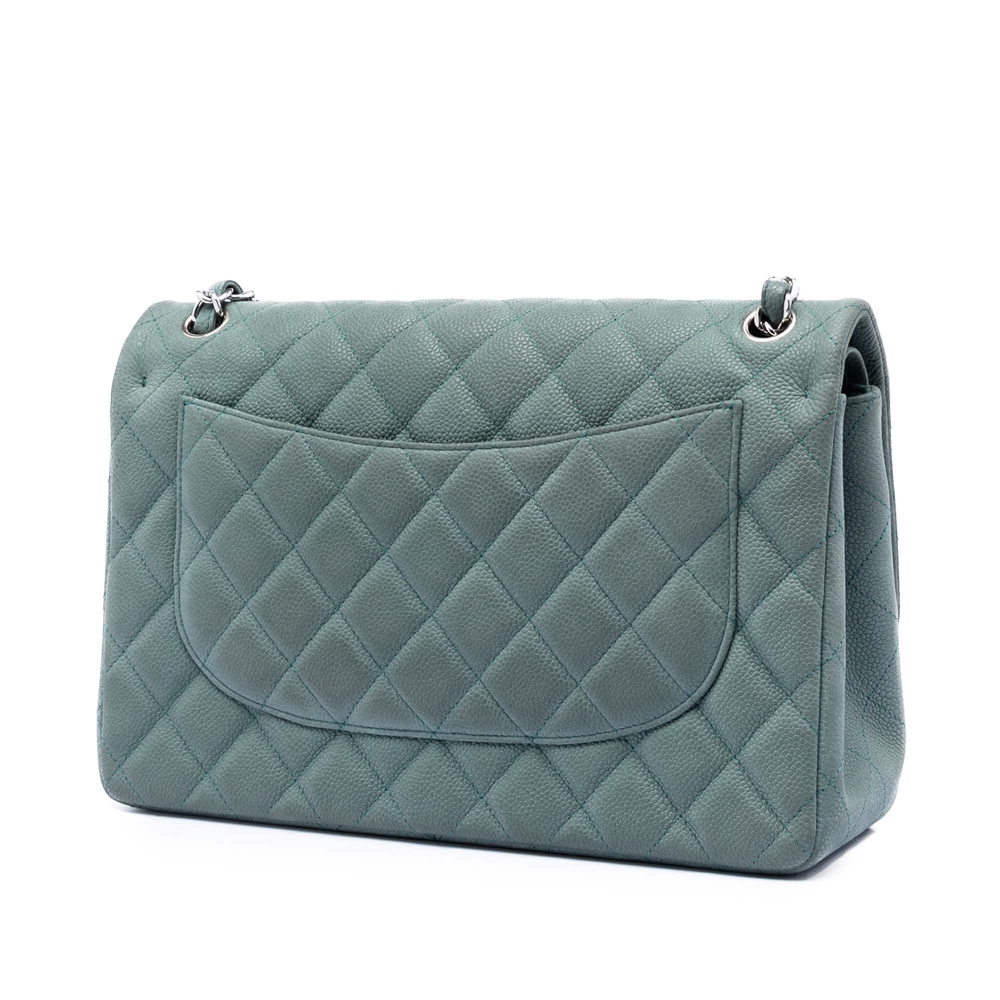 Chanel Jumbo Classic Iridescent Caviar Double Flap Size ONE SIZE - 2 Thumbnail