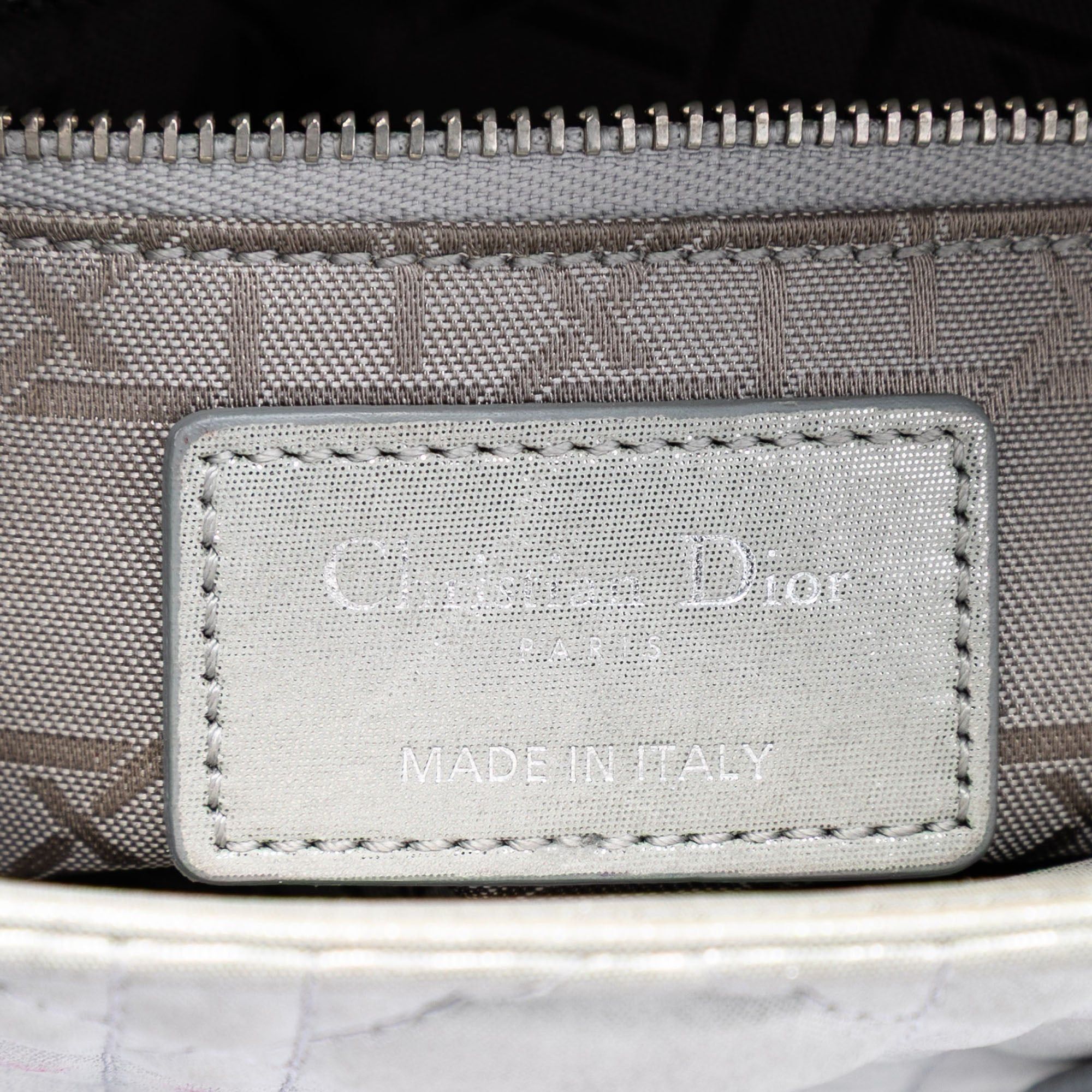 Dior Mini Iridescent Lambskin Cannage Lady Dior Size ONE SIZE - 5 Thumbnail