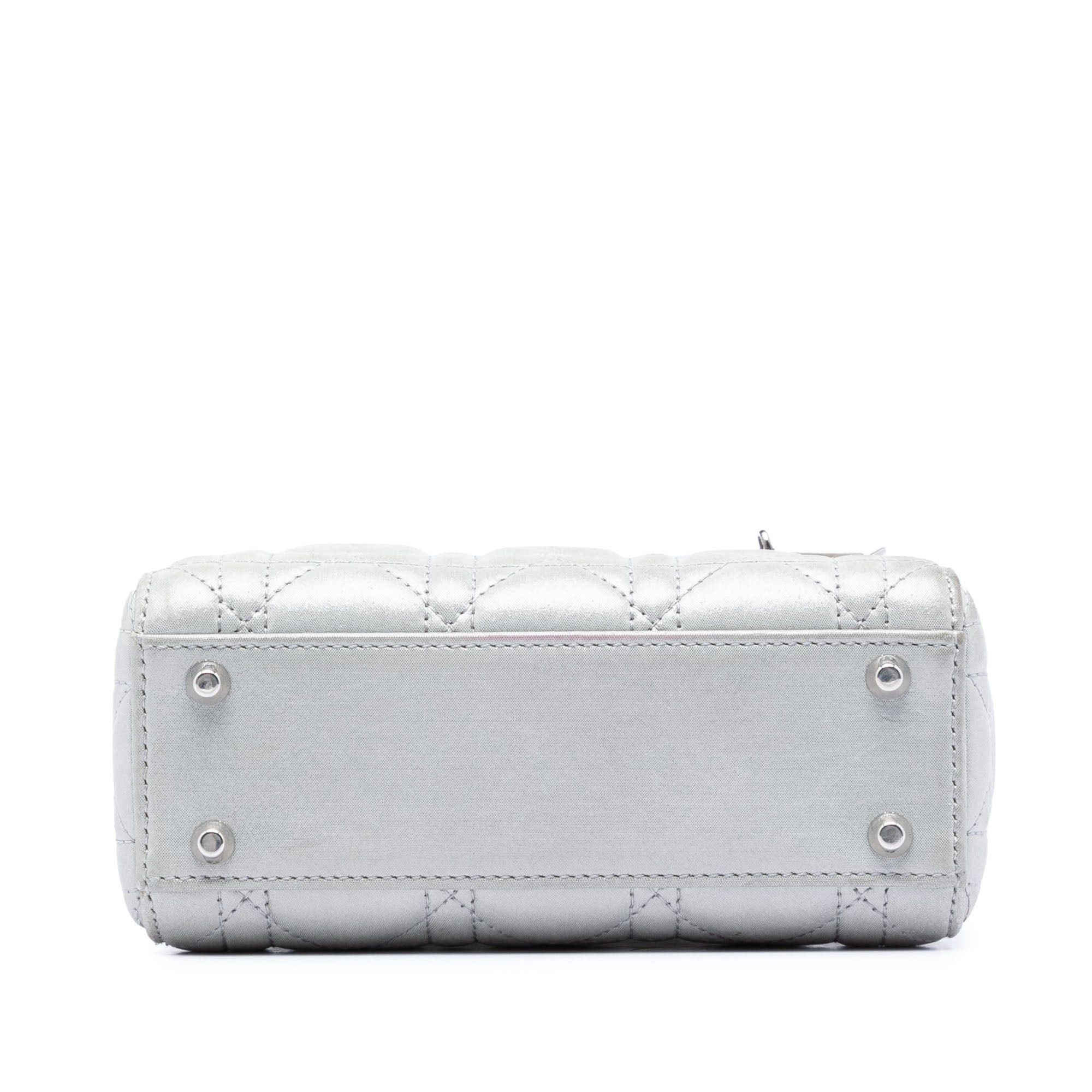 Dior Mini Iridescent Lambskin Cannage Lady Dior Size ONE SIZE - 3 Thumbnail