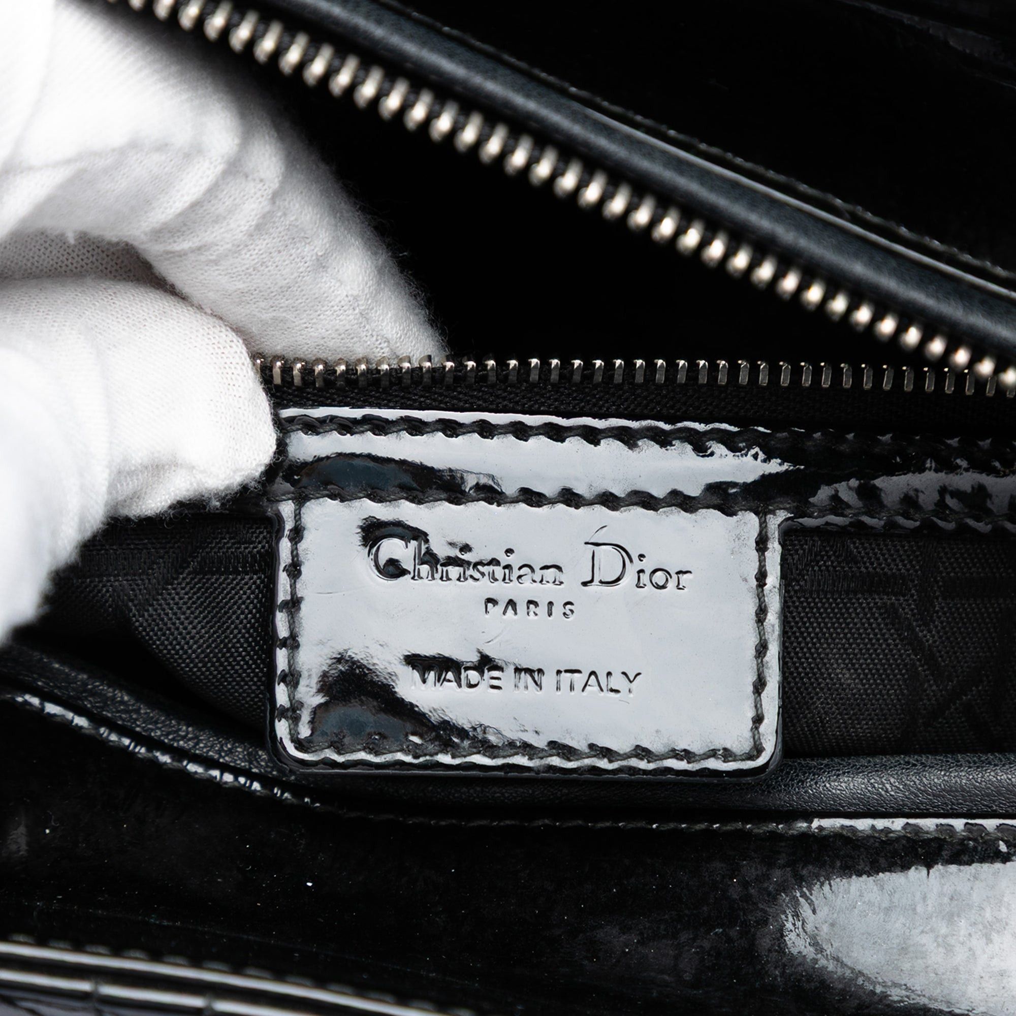 Dior Large Patent Cannage Lady Dior Size ONE SIZE - 5 Thumbnail