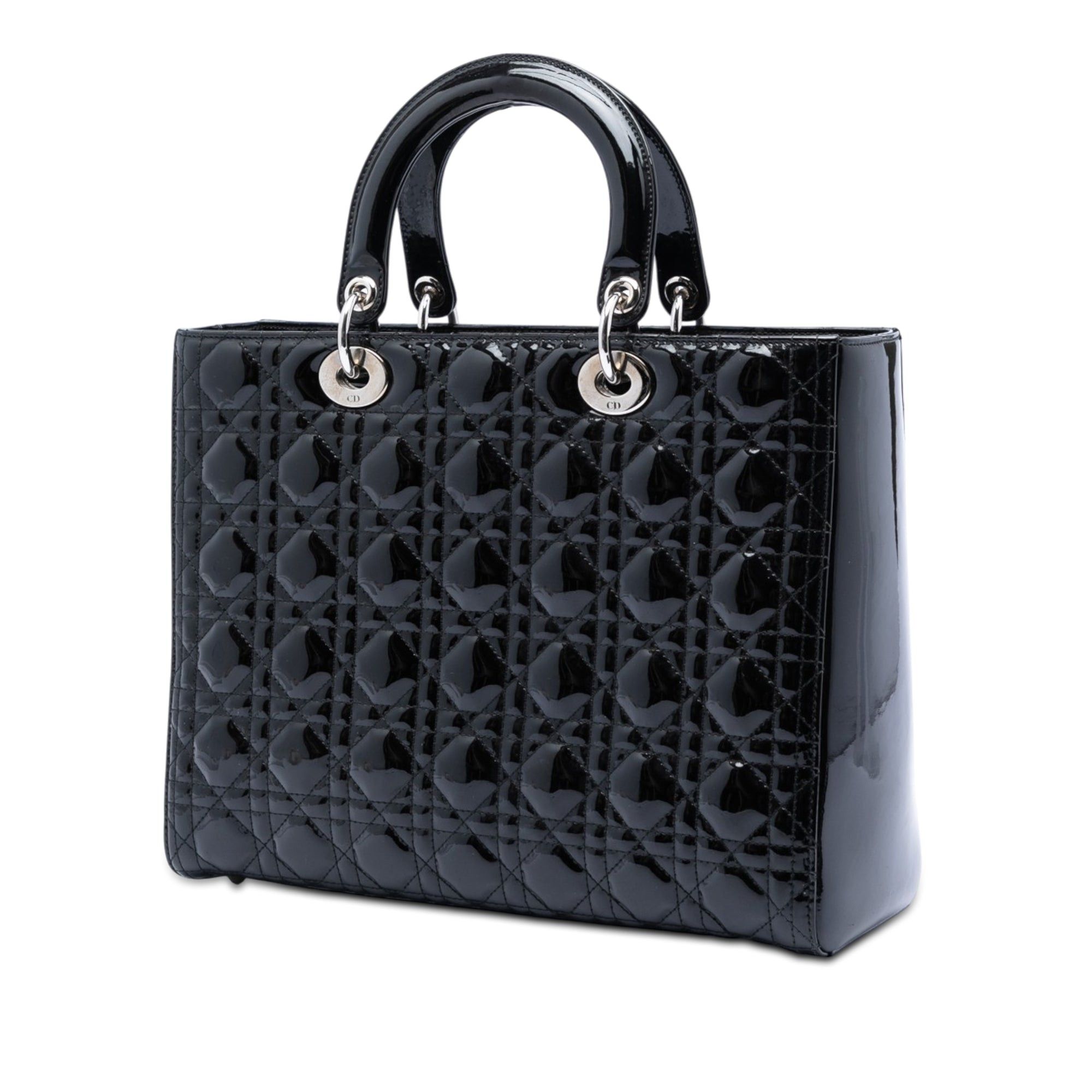 Dior Large Patent Cannage Lady Dior Size ONE SIZE - 2 Thumbnail