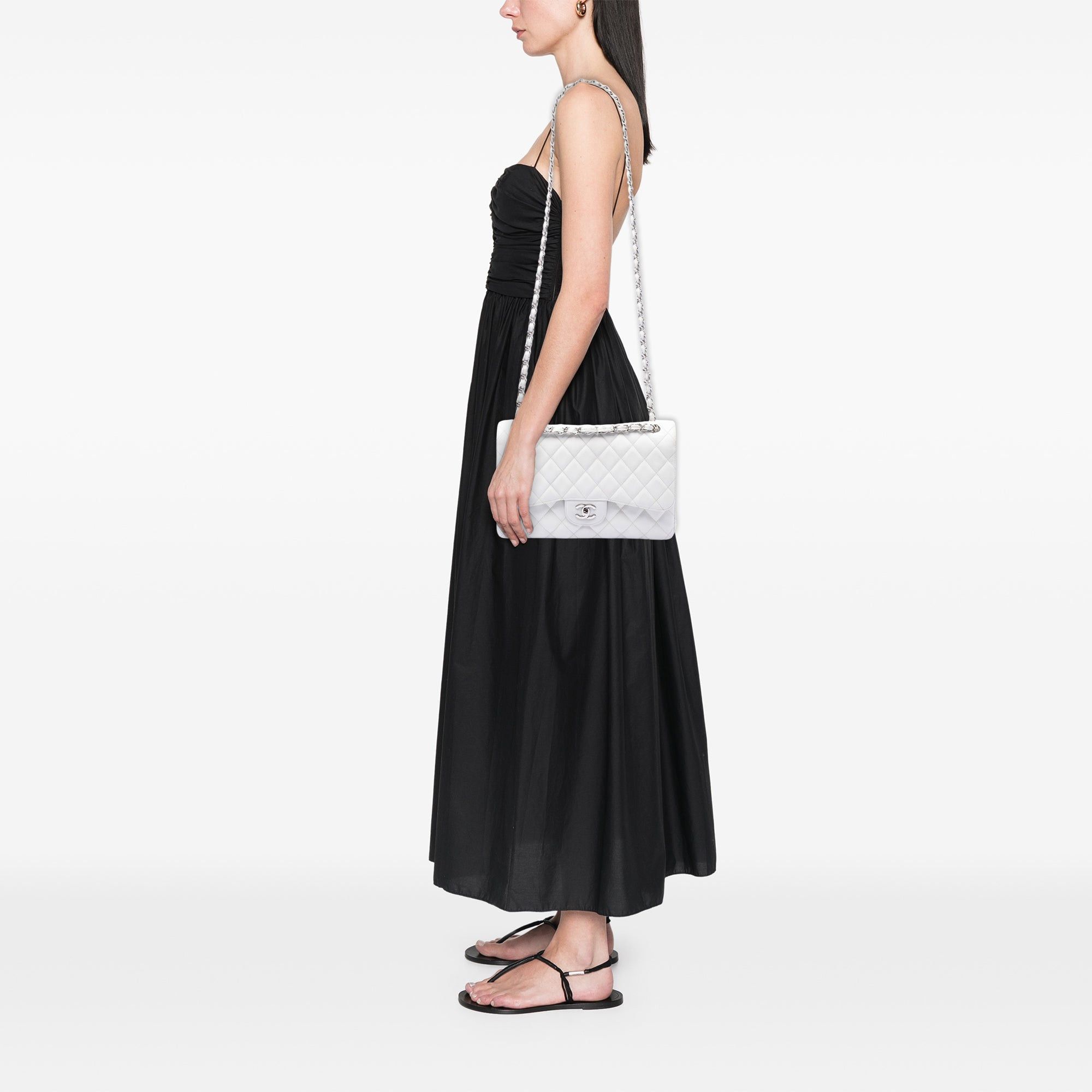 Chanel Jumbo Classic Caviar Double Flap Size ONE SIZE - 7 Thumbnail