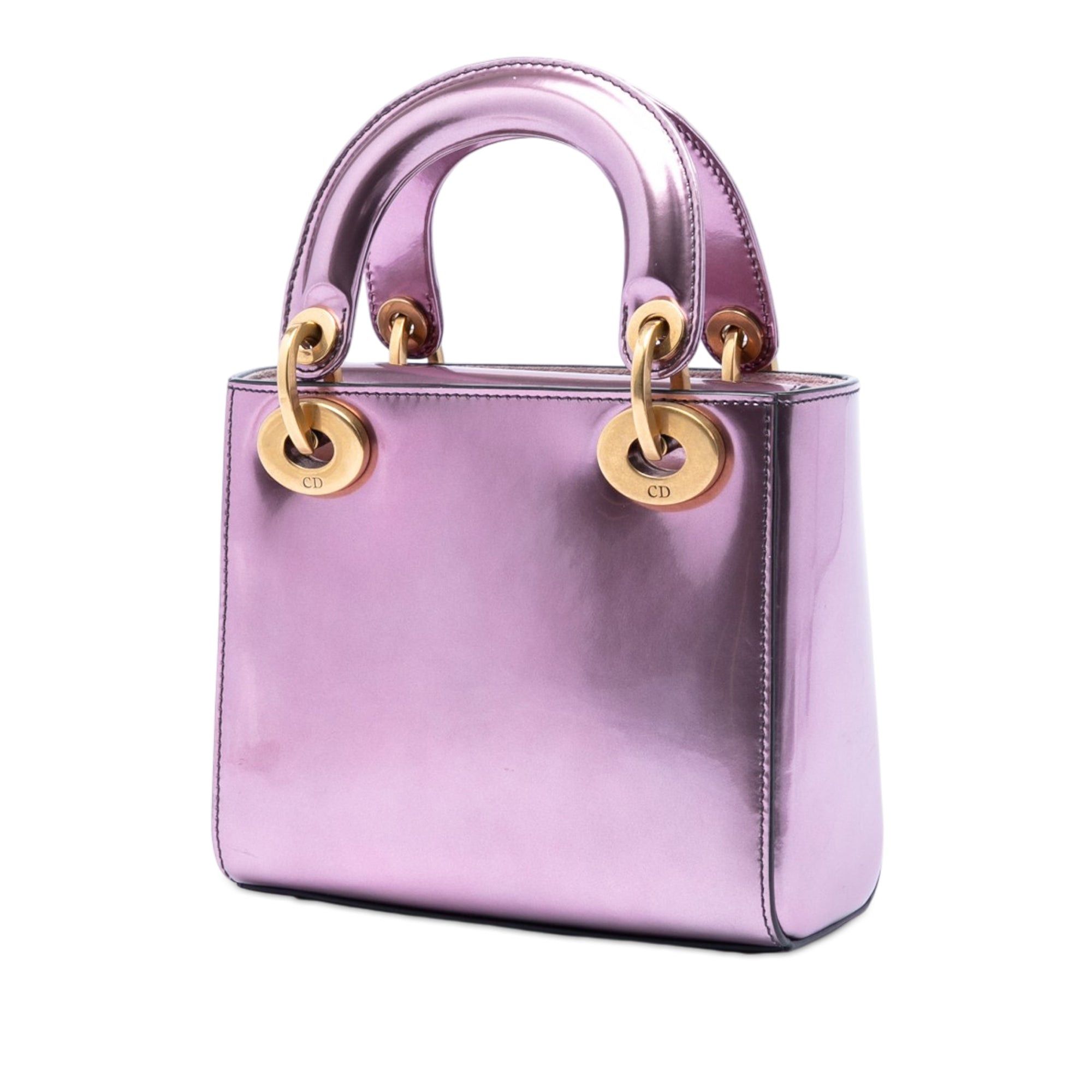 Dior Mini Metallic Patent Lady Dior Size ONE SIZE - 2 Thumbnail