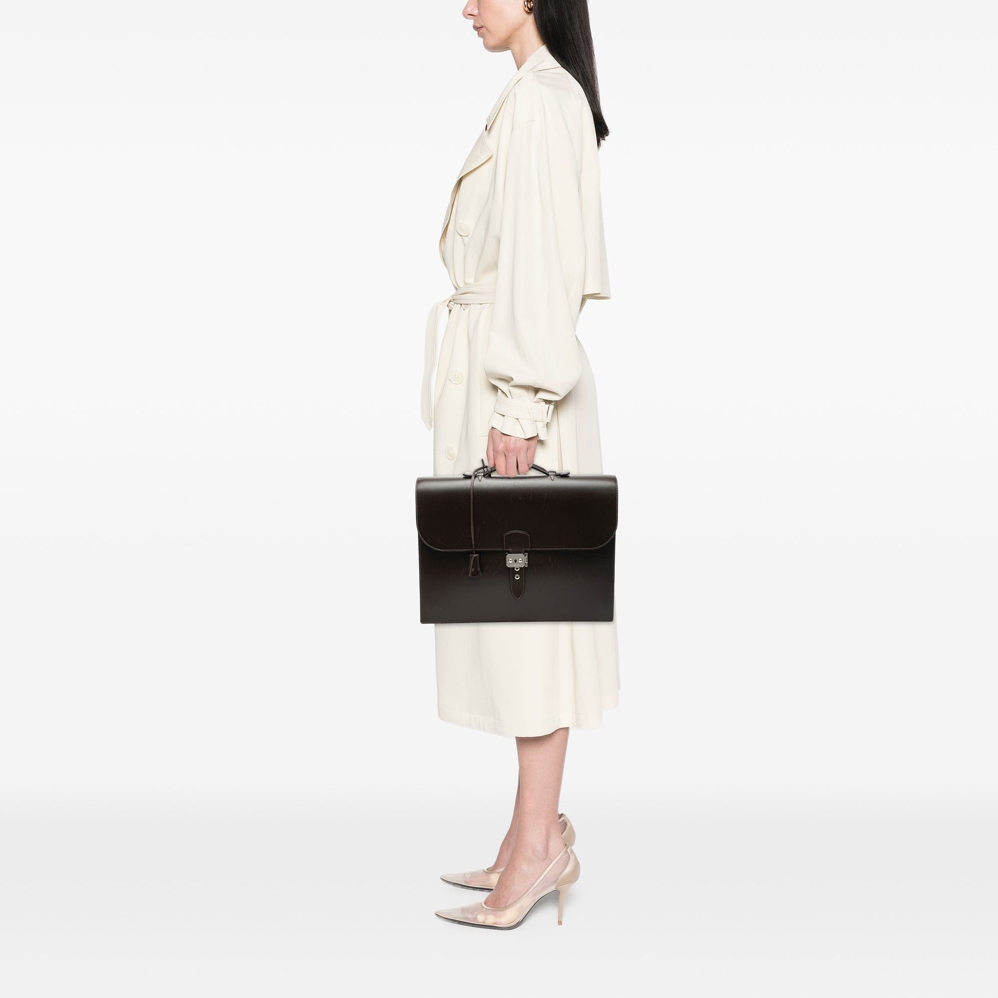 Hermes Box Calf Sac A Depeches 38 Size ONE SIZE - 9 Thumbnail