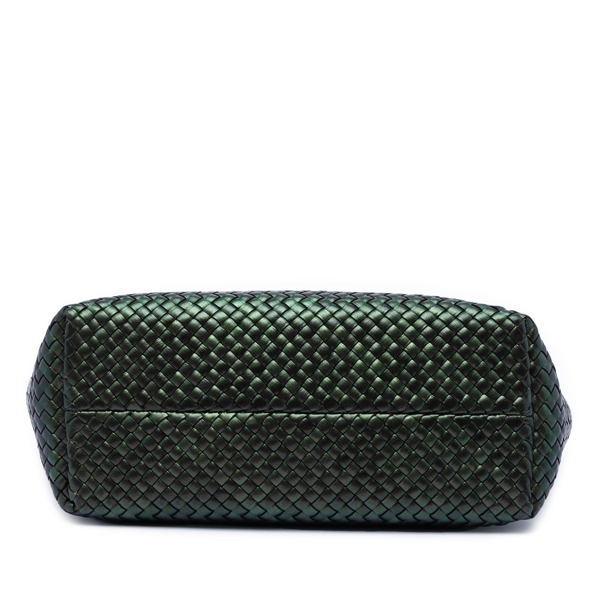 Bottega Veneta Medium Iridescent Nappa Intrecciato Cabat Tote Size ONE SIZE - 3 Thumbnail