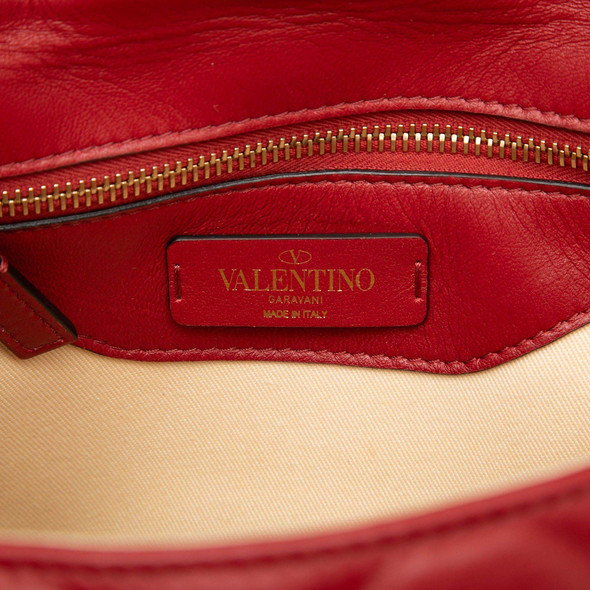 Valentino Medium Lambskin Candystud Top Handle Satchel Size ONE SIZE - 5 Thumbnail