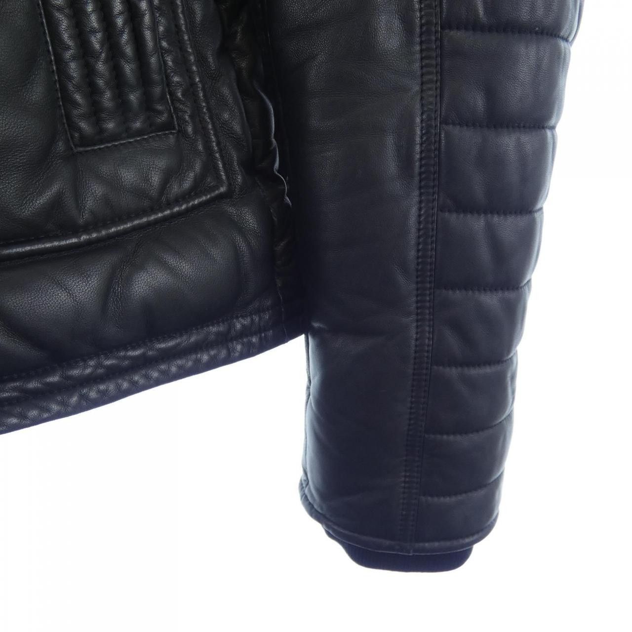 Moncler Moncler Moncler DIMITRI Leather Down Jacket Leather Outerwear DIMITRI DUTY FREE for USA Size ONE SIZE - 8 Thumbnail