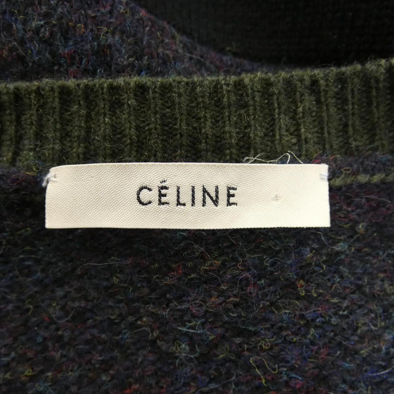 Celine Celine CELINE Wool Knit Textile Tops DUTY FREE for USA Size ONE SIZE - 4 Thumbnail