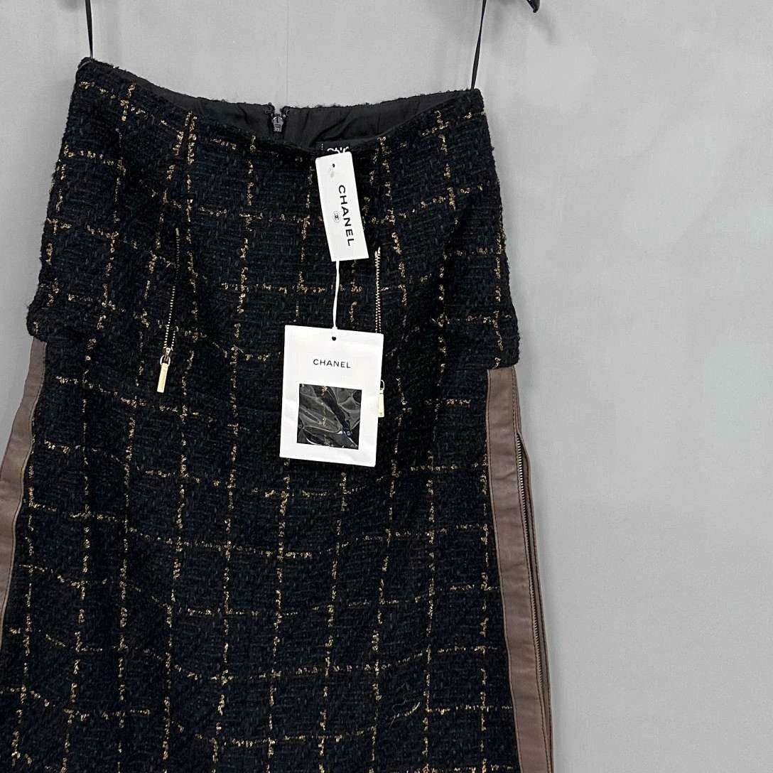 Chanel Chanel Black Skirt 34 Women Size 24" / US 00 / IT 34 - 3 Thumbnail