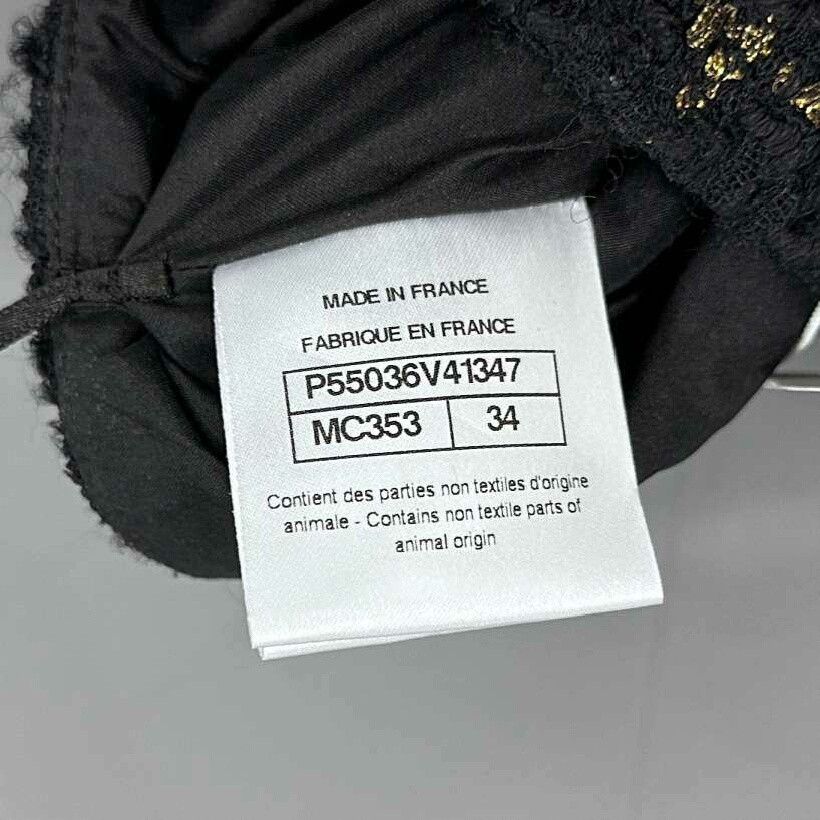 Chanel Chanel Black Skirt 34 Women Size 24" / US 00 / IT 34 - 7 Thumbnail