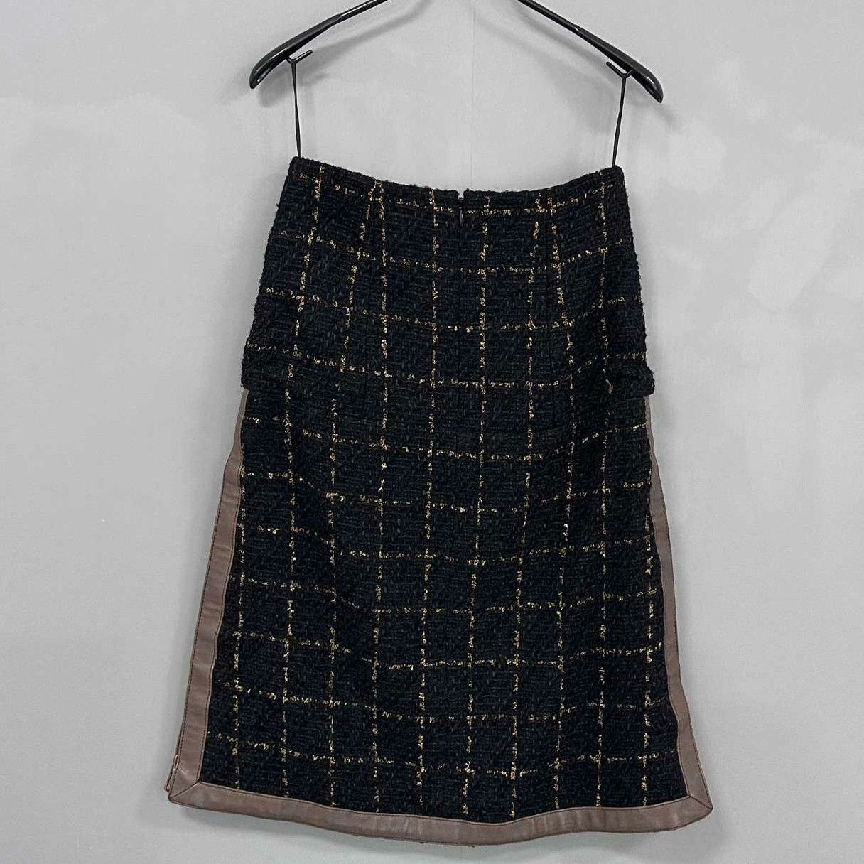 Chanel Chanel Black Skirt 34 Women Size 24" / US 00 / IT 34 - 2 Thumbnail