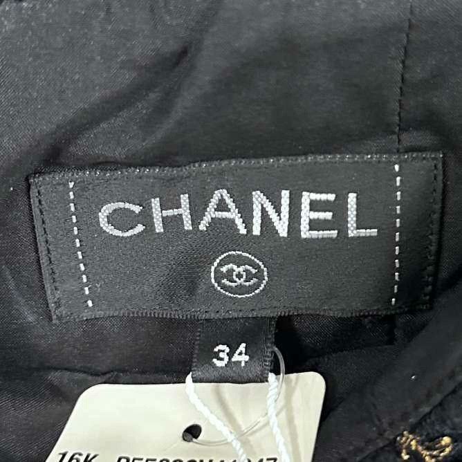 Chanel Chanel Black Skirt 34 Women Size 24" / US 00 / IT 34 - 4 Thumbnail