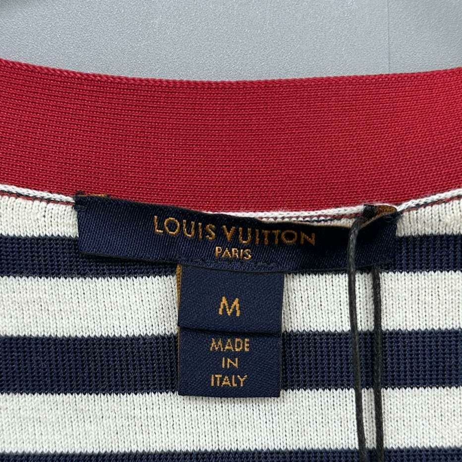Louis Vuitton Louis Vuitton Striped Blue Sweater M Women Size M / US 6-8 / IT 42-44 - 6 Thumbnail