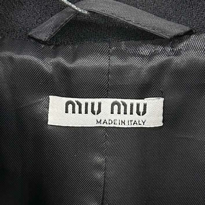 Miu Miu Miu Miu Black Jacket M Women Size M / US 6-8 / IT 42-44 - 3 Thumbnail