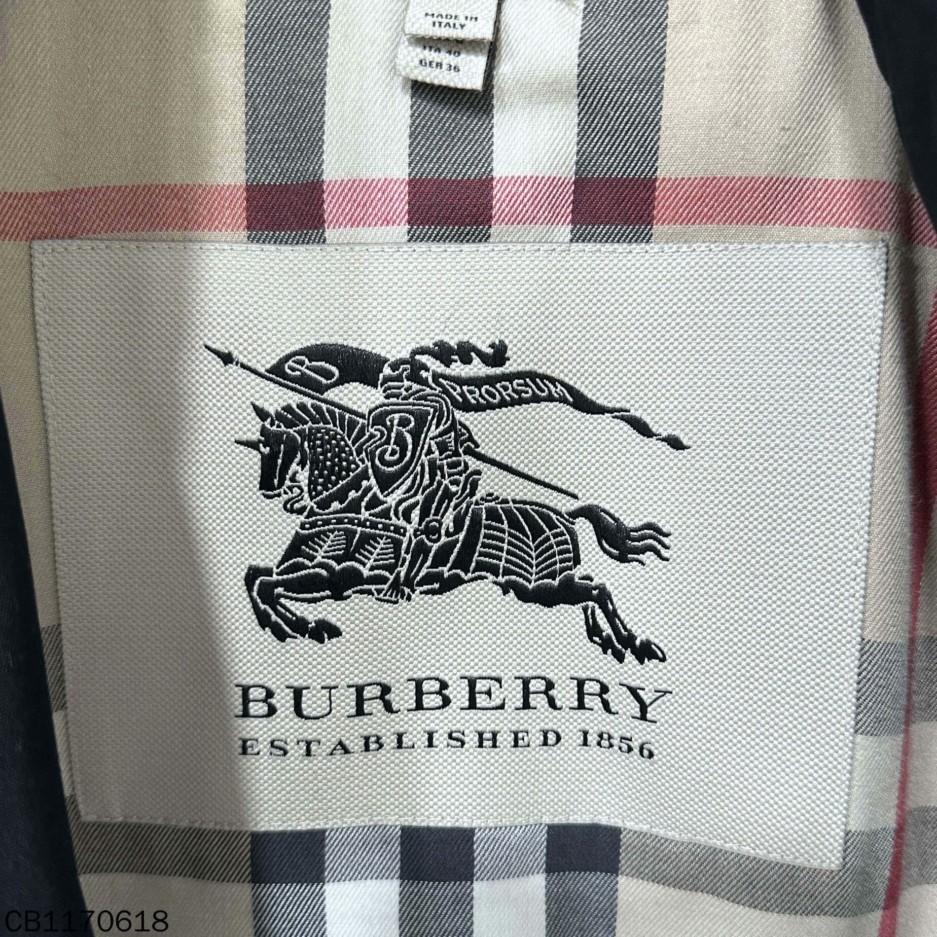 Burberry Burberry Plaid Long Black Coat XL Women Size XL / US 12-14 / IT 48-50 - 5 Thumbnail
