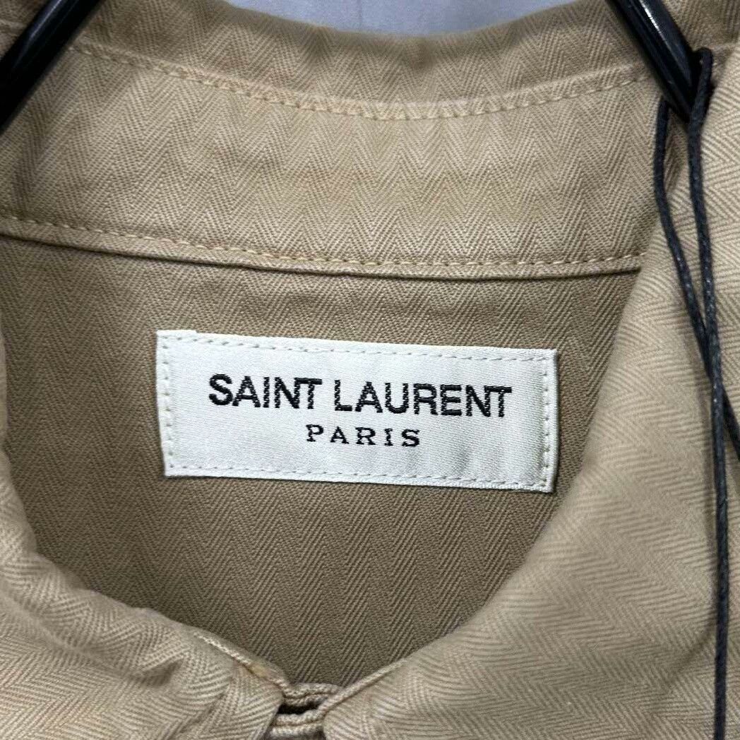 Saint Laurent Paris Saint Laurent Paris Beige Shirt xs Men Size US XS / EU 42 / 0 - 5 Thumbnail