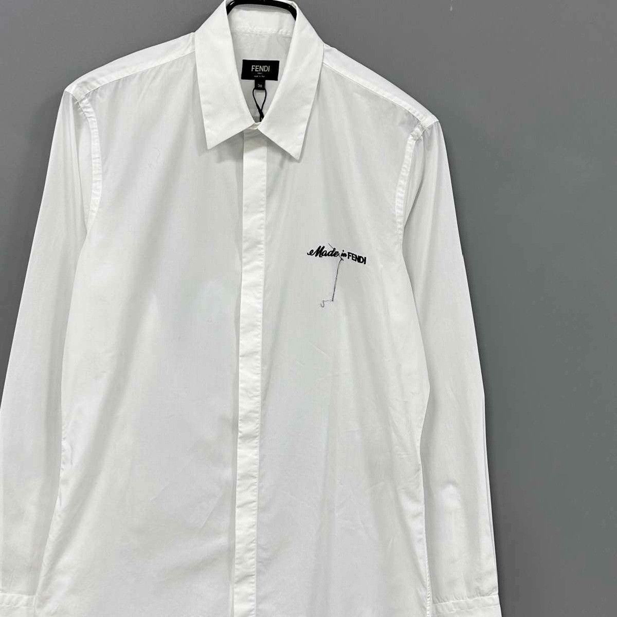Fendi Fendi Retro Embroidered Shirt s Men Size US S / EU 44-46 / 1 - 2 Thumbnail