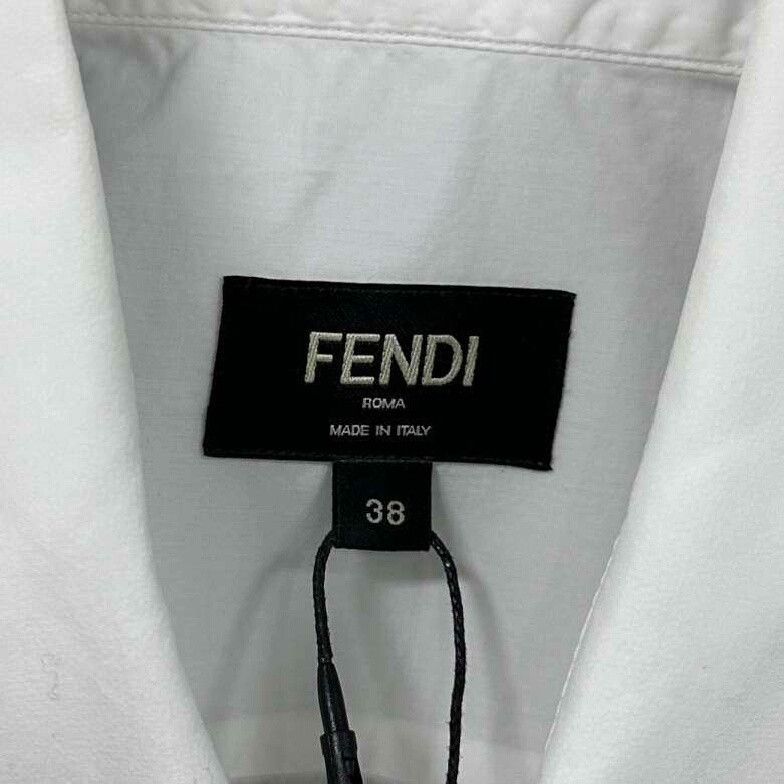 Fendi Fendi Retro Embroidered Shirt s Men Size US S / EU 44-46 / 1 - 5 Thumbnail