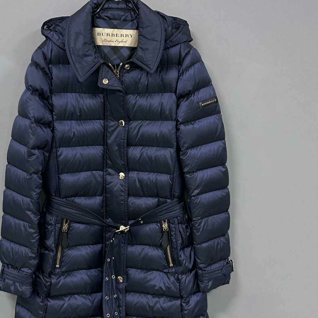 Burberry Burberry Down Blue Belt S Women Size S / US 4 / IT 40 - 2 Thumbnail