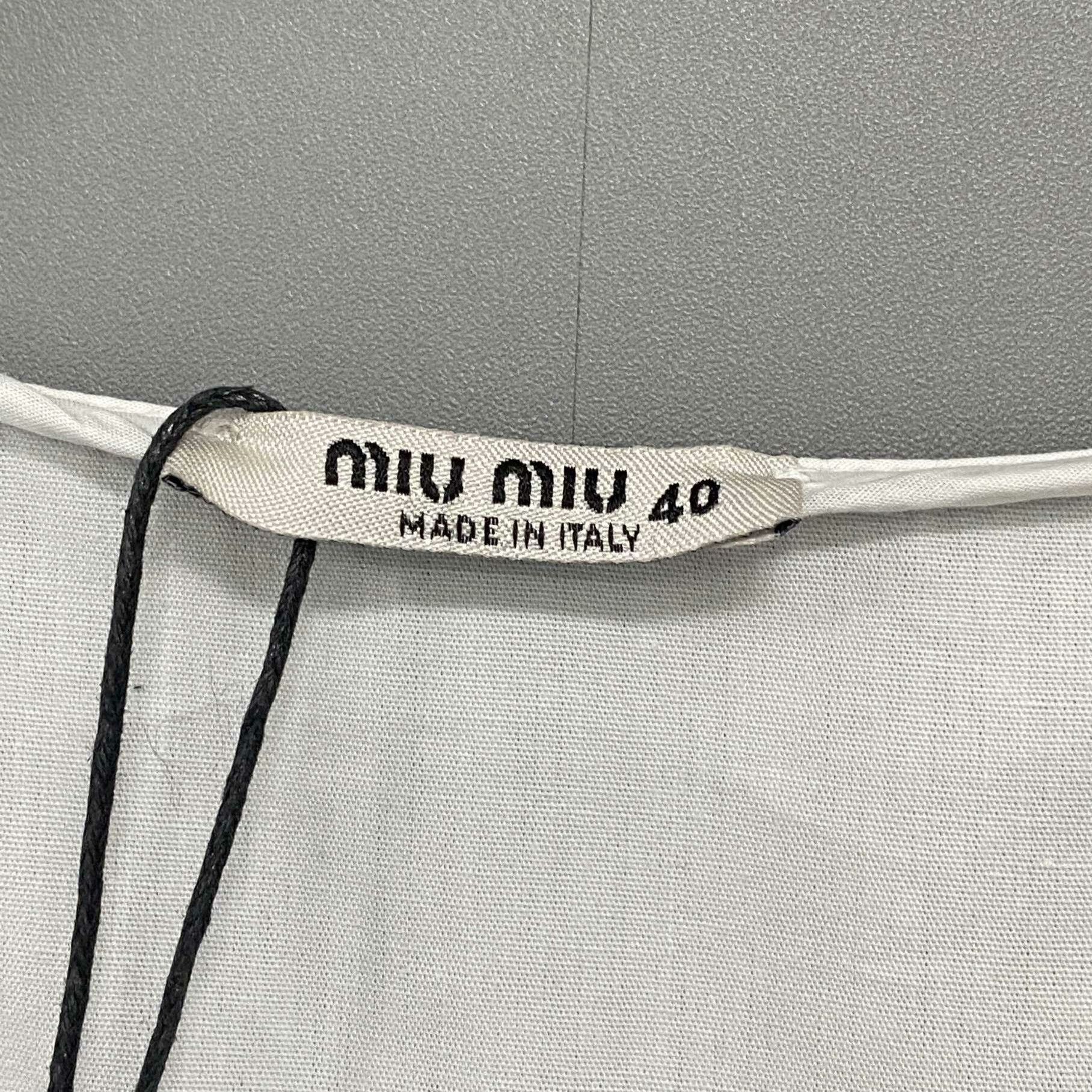 Miu Miu Miu Miu Retro Embroidered Dress S Women Size S / US 4 / IT 40 - 5 Thumbnail