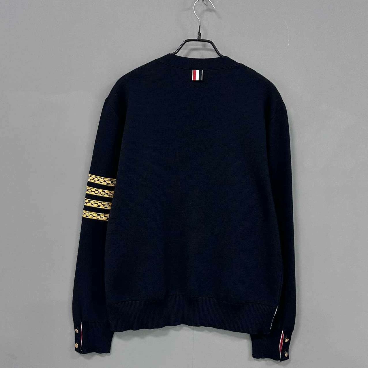 Thom Browne Thom Browne Limited Embroidered Brown Sweater xs Men Size US XS / EU 42 / 0 - 3 Thumbnail