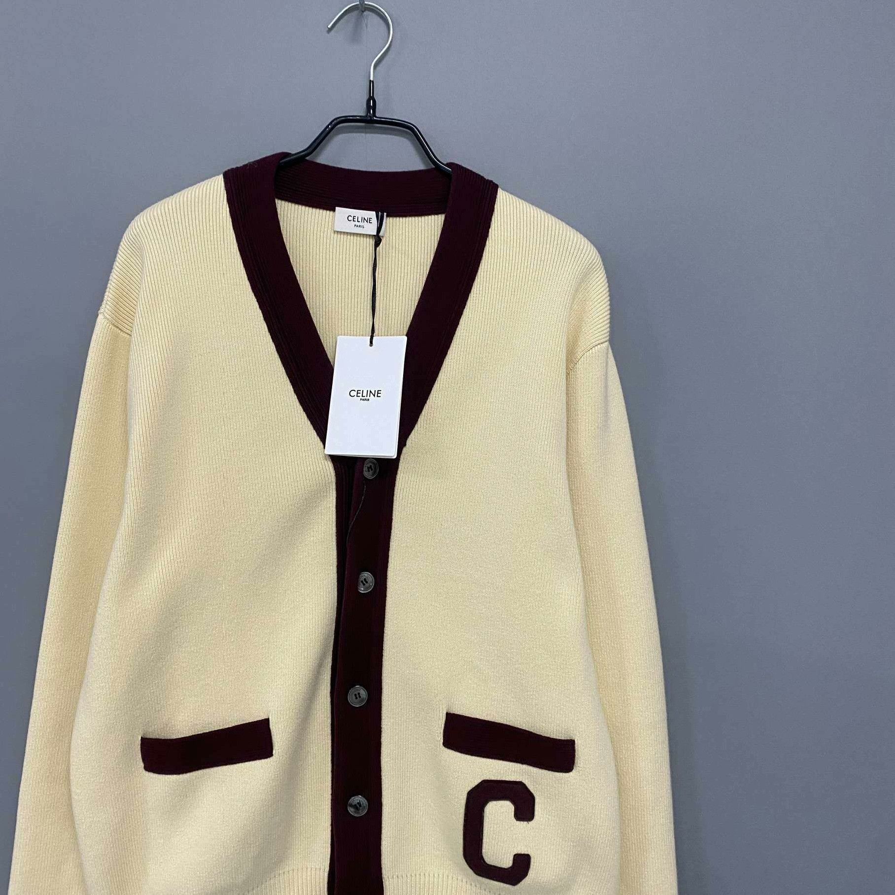 Celine Celine Knit Embroidered Sweater M Women Size M / US 6-8 / IT 42-44 - 2 Thumbnail