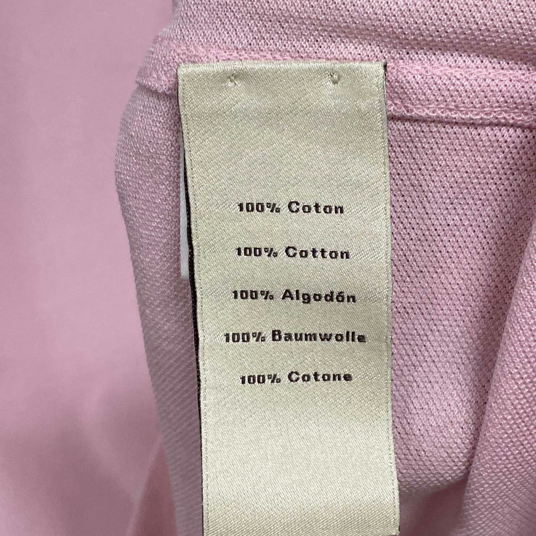 Hermes Hermes Embroidered Pink Polo xl Men Size US XL / EU 56 / 4 - 6 Thumbnail