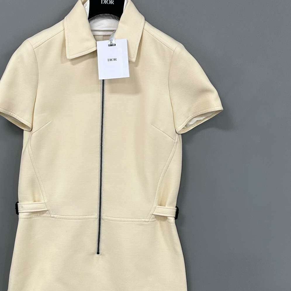 Dior Dior Beige Dress S Women Size S / US 4 / IT 40 - 2 Thumbnail