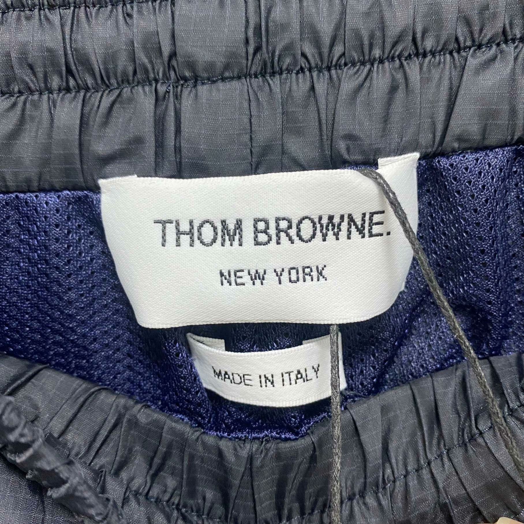 Thom Browne Thom Browne Nylon Striped Brown Casual Pants 28 Men Size US 28 / EU 44 - 5 Thumbnail